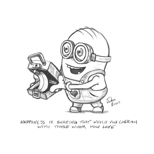 Happiness is sharing that which you cherish with those whom you love. - Joshua B. Keyes